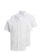 Jjjoe Shirt Ss Plain 2 Pack Mp White Jack & J S