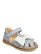 Sandals - Flat - Closed Toe Blue ANGULUS