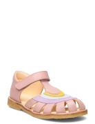 Sandals - Flat - Closed Toe Pink ANGULUS