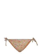 Pcasine Shine Bikini Tie Brief Sww Beige Pieces