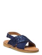 Sandals - Flat - Open Toe - Op Blue ANGULUS