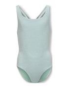 Kogmalibu Glitter Swimsuit Acc Blue Kids Only