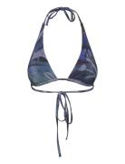 H Ymoon Wireless Bralette Bra Top Blue Etam