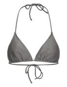 Metallic Bikini Top Grey Mango