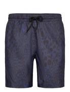 Sea Print Sandro Shorts Blue Mads Nørgaard