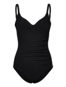 Emblem Bikini Covering Underwired Swimsuit Black Chantelle Beach