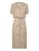 Katara Amber Dress Beige Kaffe