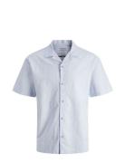 Jjesummer Resort Linen Shirt Ss Sn Blue Jack & J S