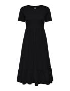 Carmay Life S/S Peplum Calf Dress Jrs Black ONLY Carmakoma