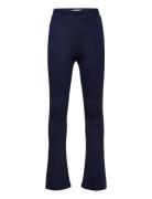 Flared Interlock Leggings Navy Tom Tailor