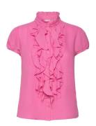 Ellisz Ss Shirt Pink Saint Tropez