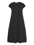 Cc Heart Aliza Dress With Gathering Black Coster Copenhagen