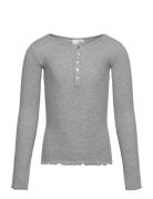 T-Shirt Long-Sleeve Grey Sofie Schnoor Young