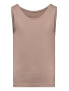 Nlfdinci Sl Short Tank Top Brown LMTD