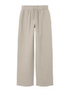 Nlfhussa String Straight Pant Beige LMTD