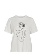 Visybil Woman S/S T-Shirt White Vila