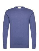 Bs Jupiter Regular Fit Knitwear Blue Bruun & Stengade