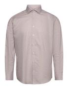 Bs Terrel Modern Fit Shirt Beige Bruun & Stengade