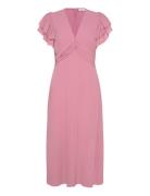 Vallie Midi Dress Pink Bubbleroom