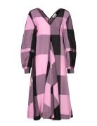 Viscose Check Pink Ganni