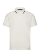 Contrast Tipping Ss Pique Polo Cream GANT