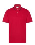 Contrast Tipping Ss Pique Polo Red GANT