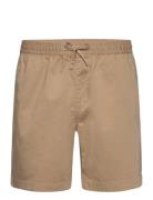 Drawstring Logo Shorts Khaki GANT