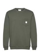 Square Pocket Sweatshirt Green Makia
