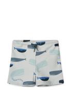 Otto Printed Swim Pants Blue Liewood