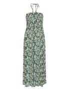 Kaamber Maxi Smock Dress Green Kaffe