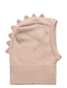 Balaclava Triangles Knit Cream Huttelihut