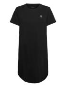 Women Bamboo S/S Night Dress Black URBAN QUEST