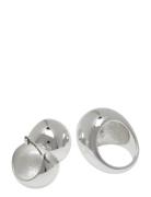 Ring Earrings Bold Silver Lindex