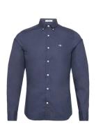 Slim Classic Poplin Shirt Navy GANT