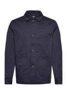 Langley Overshirt Navy Les Deux