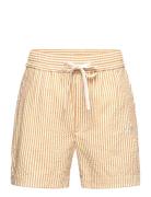 Stan Stripe Seersucker Swim Shorts Yellow Les Deux