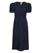 Yasstray Ss Midi Dress Navy YAS