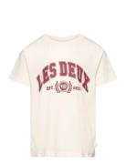 University T-Shirt Kids Cream Les Deux