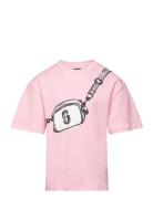 Short Sleeves Tee-Shirt Pink Little Marc Jacobs