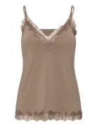 Strap Top Beige Rosemunde