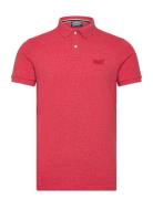 Classic Pique Polo Red Superdry