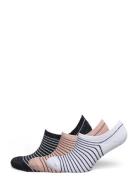 Stripe Glitter Sneakie Sock 3 Pack White Becksöndergaard