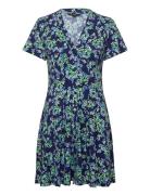 Benedetta Meadow Vnk Dress Blue French Connection