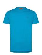 Essential Logo Emb Neon Tee Blue Superdry