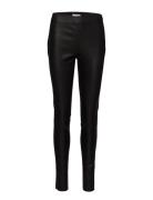 Leather Stretch Leggings - Mynte Black Coster Copenhagen