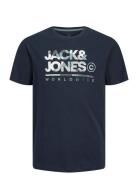 Jjluke Tee Ss Crew Neck Jnr Blue Jack & J S