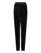 Diamante Velour Slim Joggers Black Juicy Couture