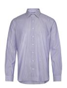 2Ply Fine Stripe Slim Shirt Purple Michael Kors