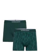 Premium Cotton Stretch Boxer 2P Khaki Björn Borg