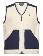 Wind-Blocking Hybrid Vest Cream Polo Ralph Lauren